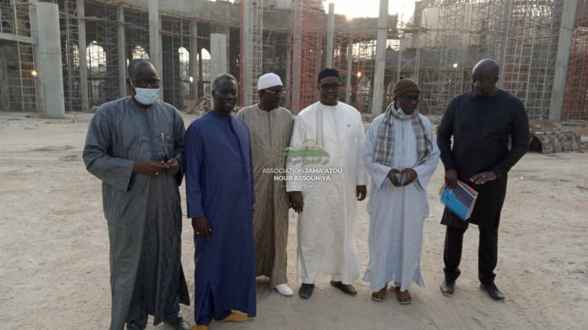 PHOTOS : Grande Mosquée de Tivaouane  Visite de chantier du 19 février 2022